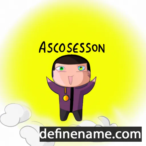 cartoon of the name Ascensión