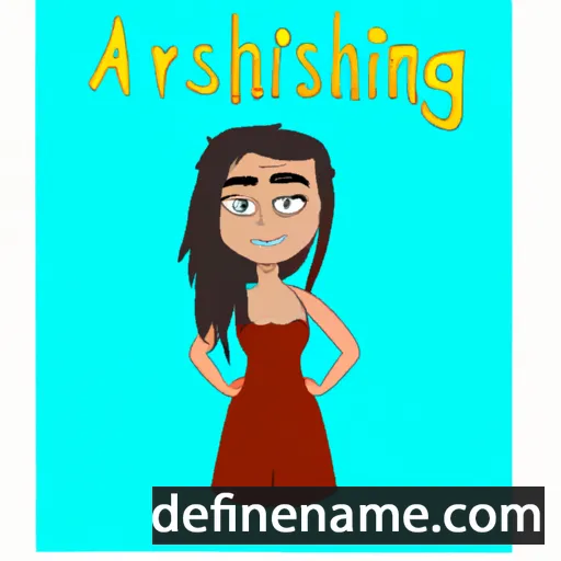 cartoon of the name Ashling