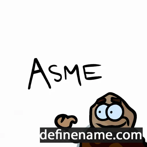 cartoon of the name Ashmedai