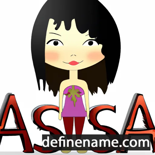 cartoon of the name Asia