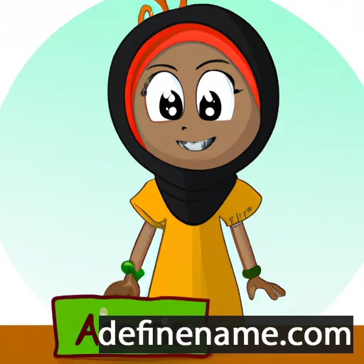 Asma'u cartoon