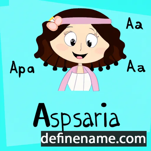 cartoon of the name Aspasia