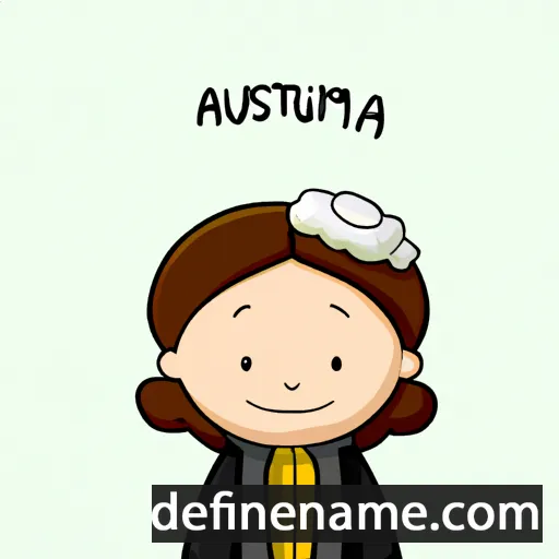 cartoon of the name Assumpta