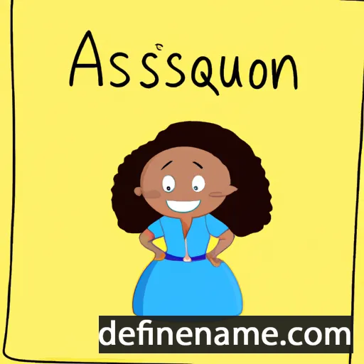 cartoon of the name Assunção