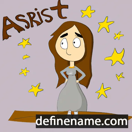 cartoon of the name Astarte