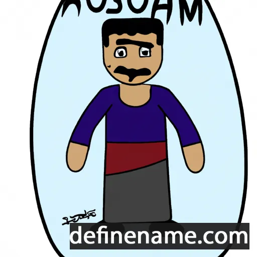 cartoon of the name Asuman