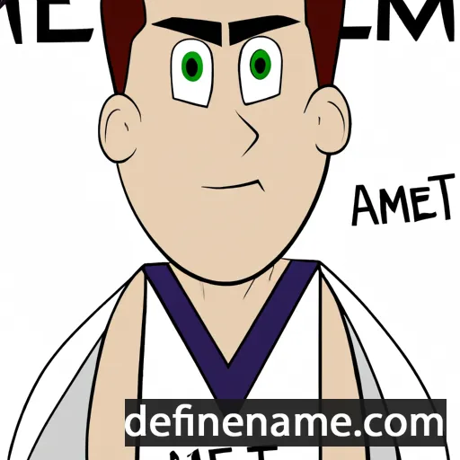 cartoon of the name Atem