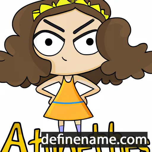 cartoon of the name Athene