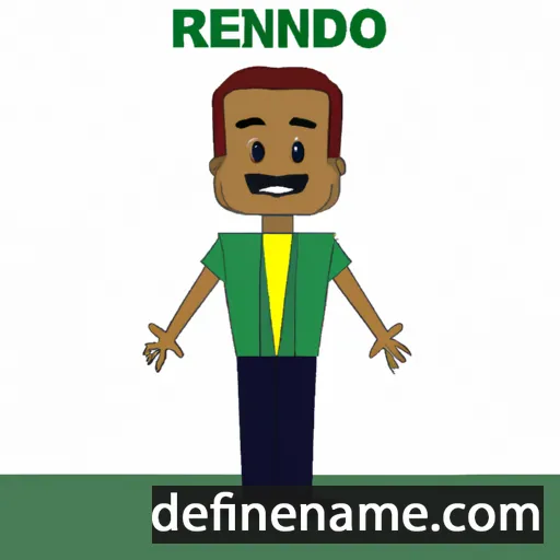 cartoon of the name Reinaldo