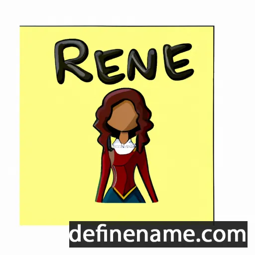 cartoon of the name Reine