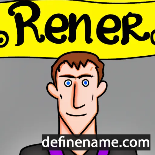 cartoon of the name Reiner