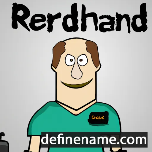 cartoon of the name Reinhard