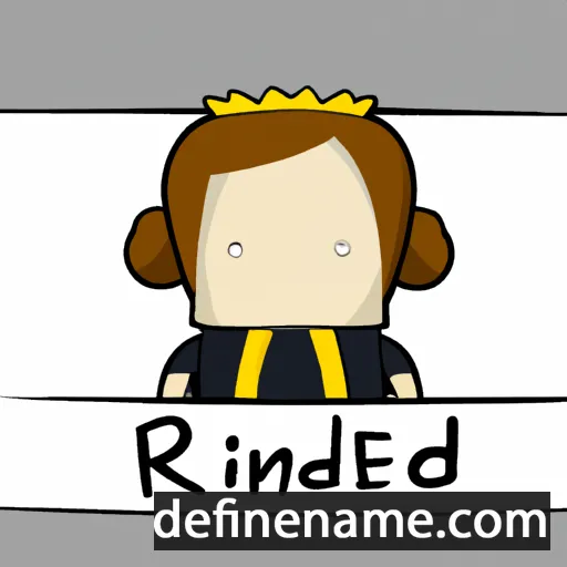 cartoon of the name Reinhilde