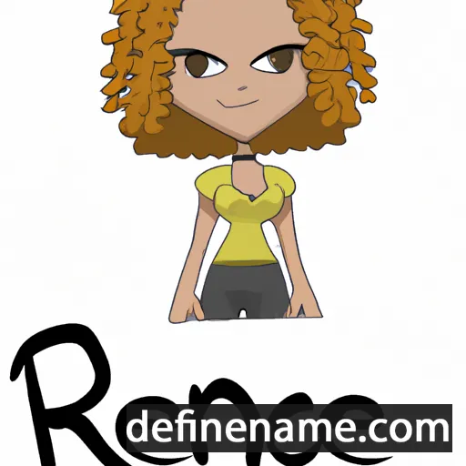 cartoon of the name Renae