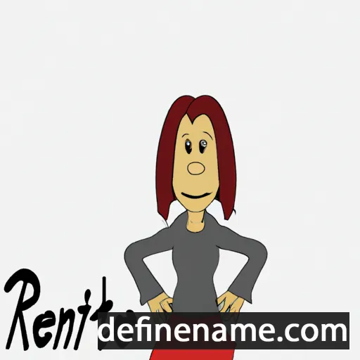 cartoon of the name Renate