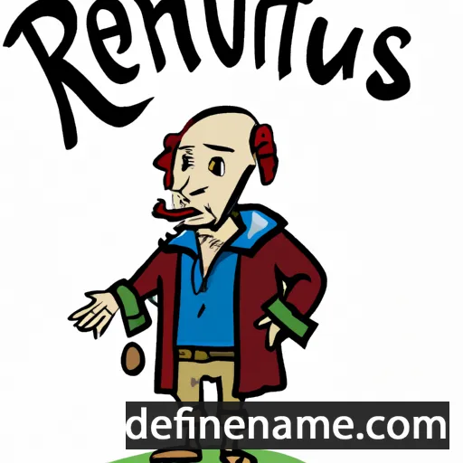 cartoon of the name Renatus