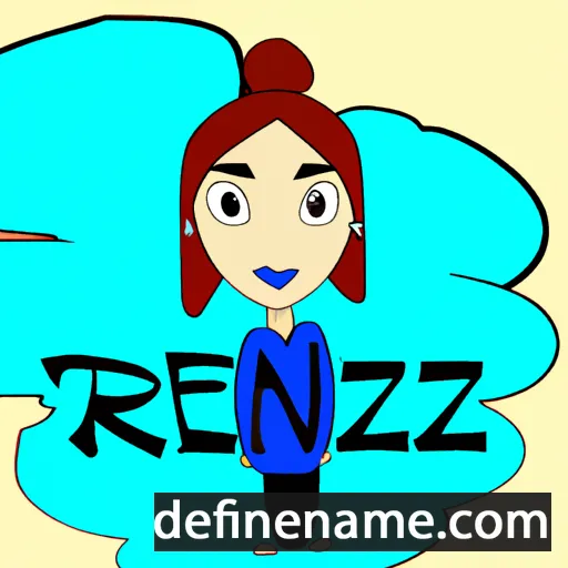 cartoon of the name Renza