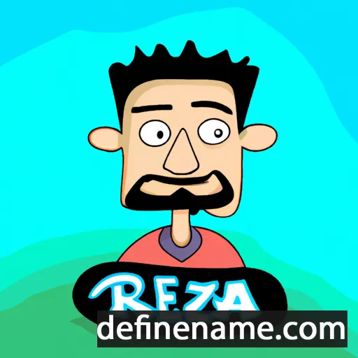 Reza cartoon