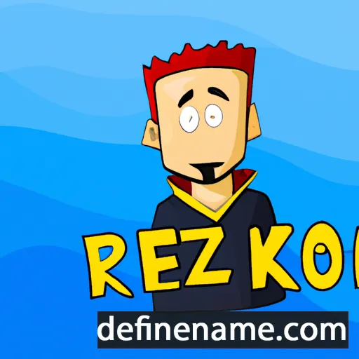 cartoon of the name Reziko