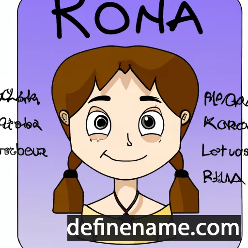 Rhona cartoon