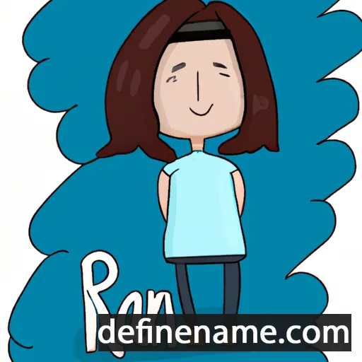 cartoon of the name Rian