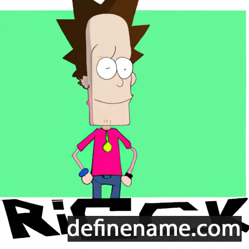 Rick cartoon