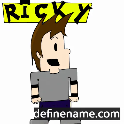 Ricky cartoon