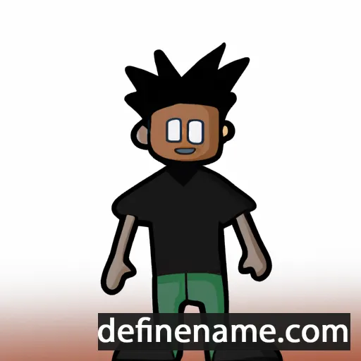 cartoon of the name Rihard