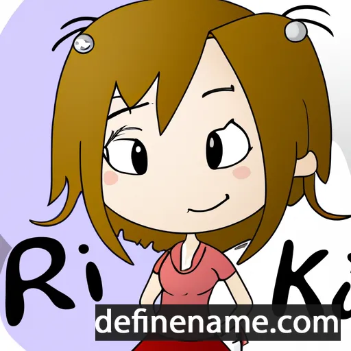 cartoon of the name Riikka