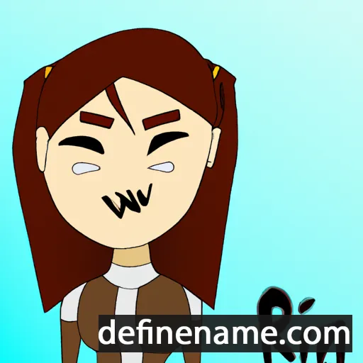 cartoon of the name Riin