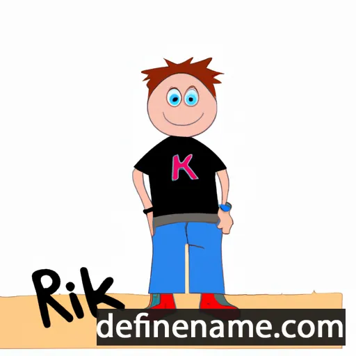 cartoon of the name Rikki