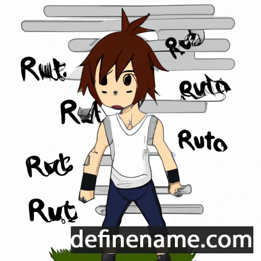 cartoon of the name Rikuto