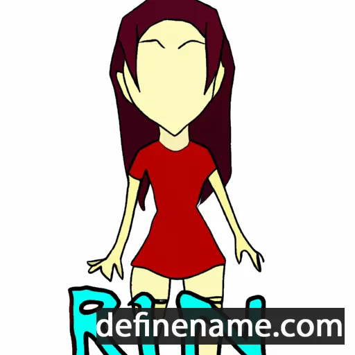 cartoon of the name Rin