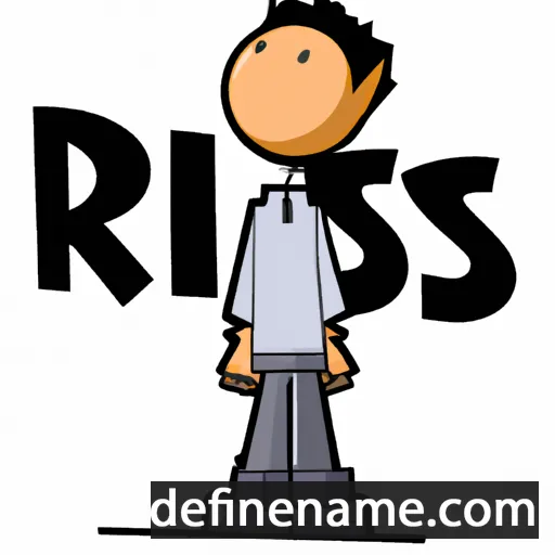 cartoon of the name Ris