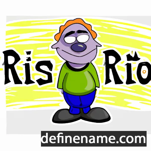 cartoon of the name Risto