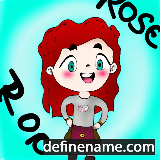 cartoon of the name Róise