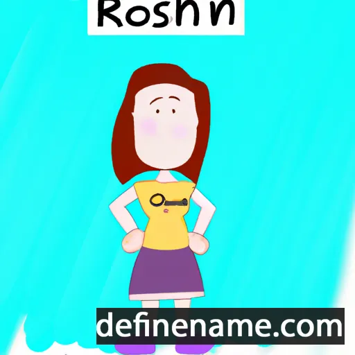 cartoon of the name Róisín