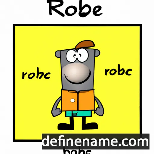 cartoon of the name Robbe