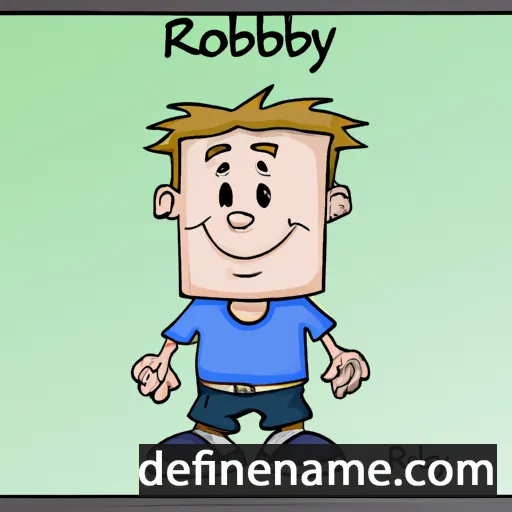 cartoon of the name Robby