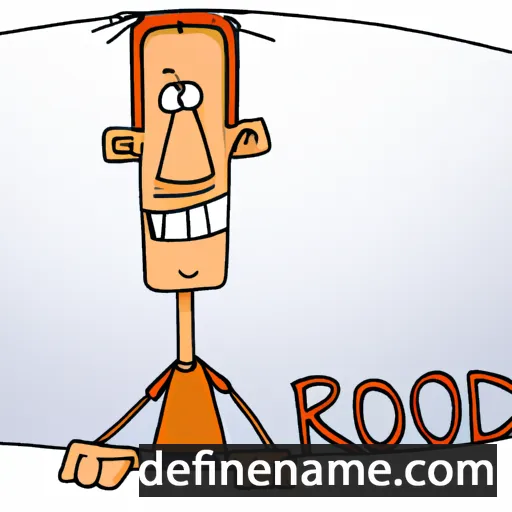 cartoon of the name Rod