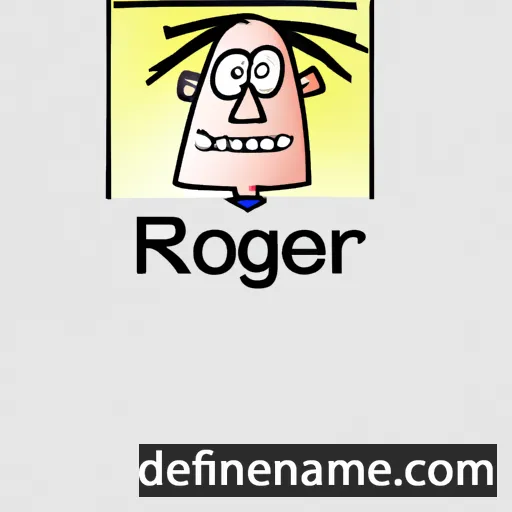 Roger cartoon