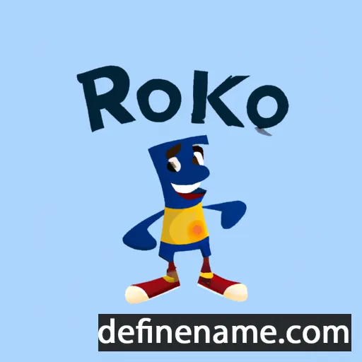 cartoon of the name Roko