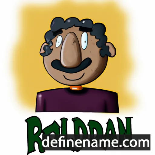 cartoon of the name Roldán