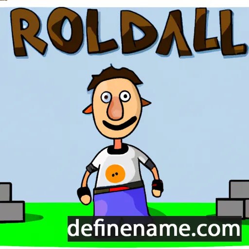 cartoon of the name Rolland