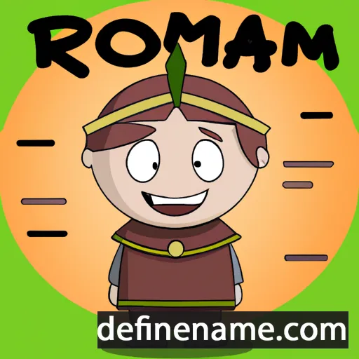 cartoon of the name Romāns