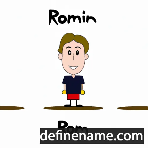 cartoon of the name Romain