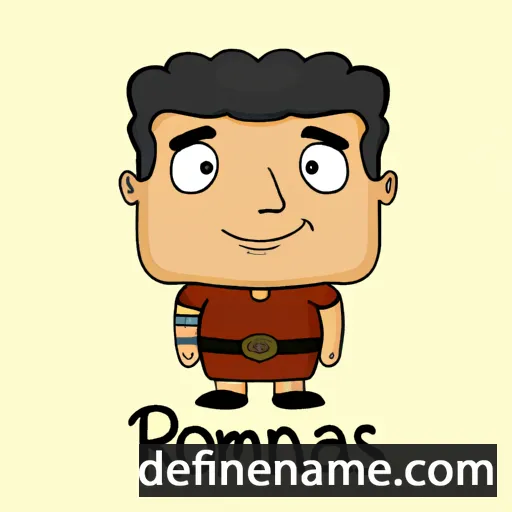 cartoon of the name Romanos