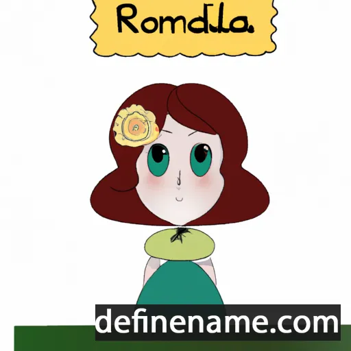 Romualda cartoon