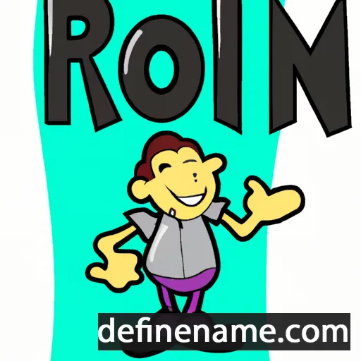 Roni cartoon