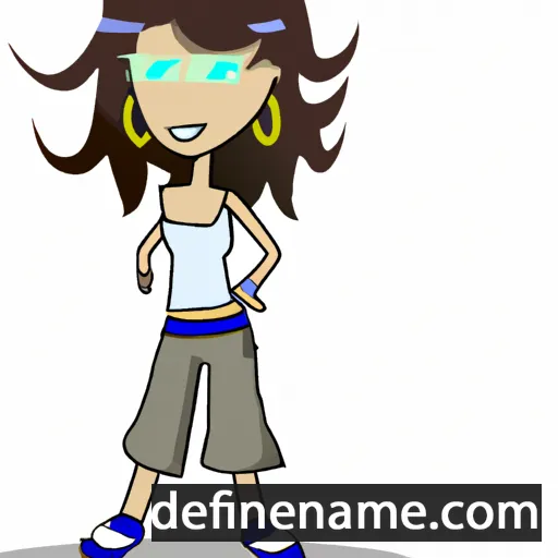 cartoon of the name Ronit